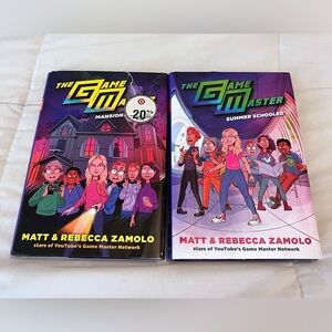 Lot of 2 The Game Master: Summer Schooler & Mansion Mystery Zamolo Rebecca/Matt